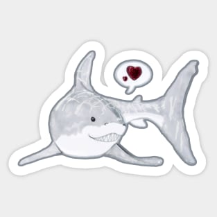 Loving Little Shark Sticker